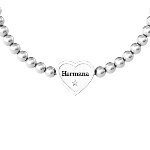 PULSERA KIDULT CORAZÓN I HERMANA