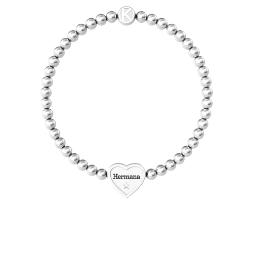 PULSERA KIDULT CORAZÓN I HERMANA