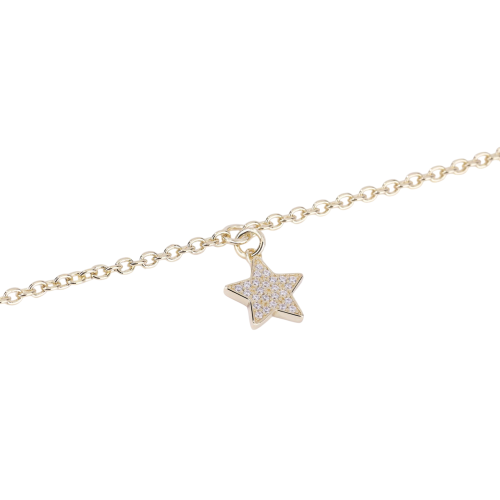 PULSERA MABINA PLATA BAÑADA ESTRELLA - 533452