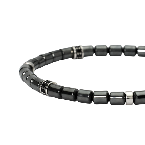 PULSERA MABINA PLATA CILINDROS - 533814