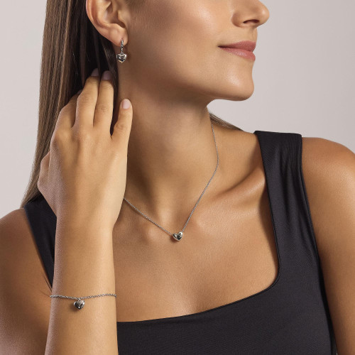 PULSERA MABINA PLATA CORAZÓN - 533950