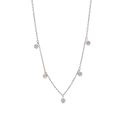 COLLAR MABINA PLATA CIRCONITAS - 553466