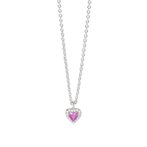 COLLAR MABINA PLATA CORAZÓN - 553668