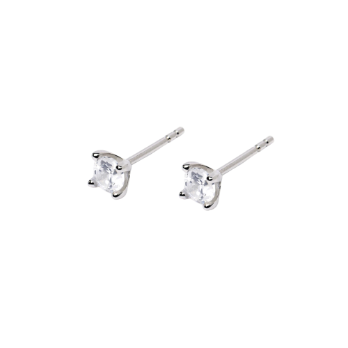 PENDIENTES MABINA PLATA 4 GARRAS - 563607 563607