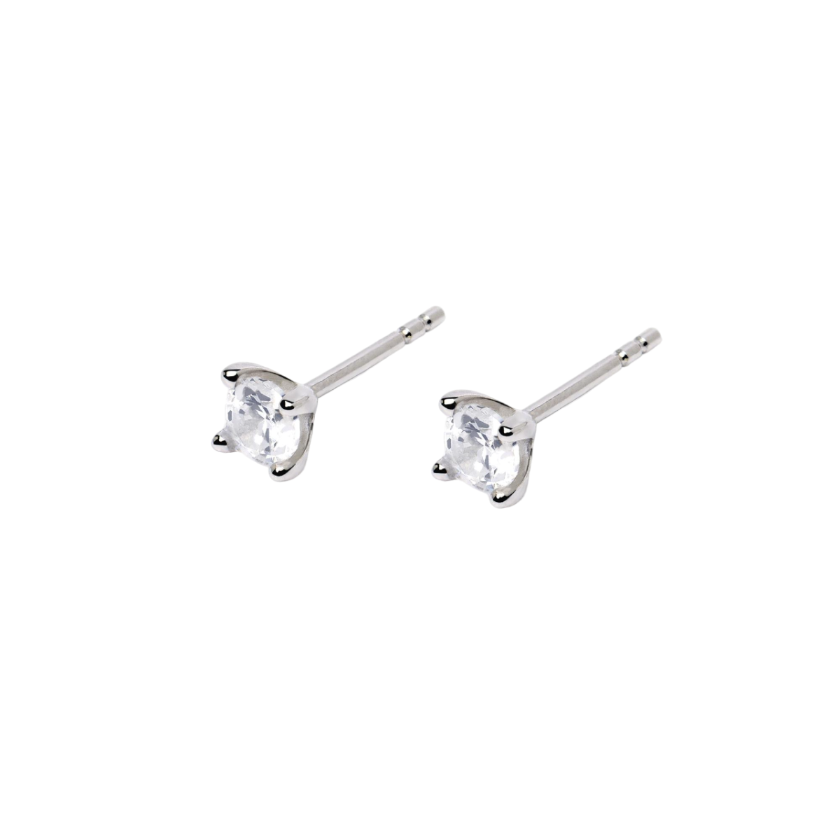 PENDIENTES MABINA PLATA 4 GARRAS - 563607 563607