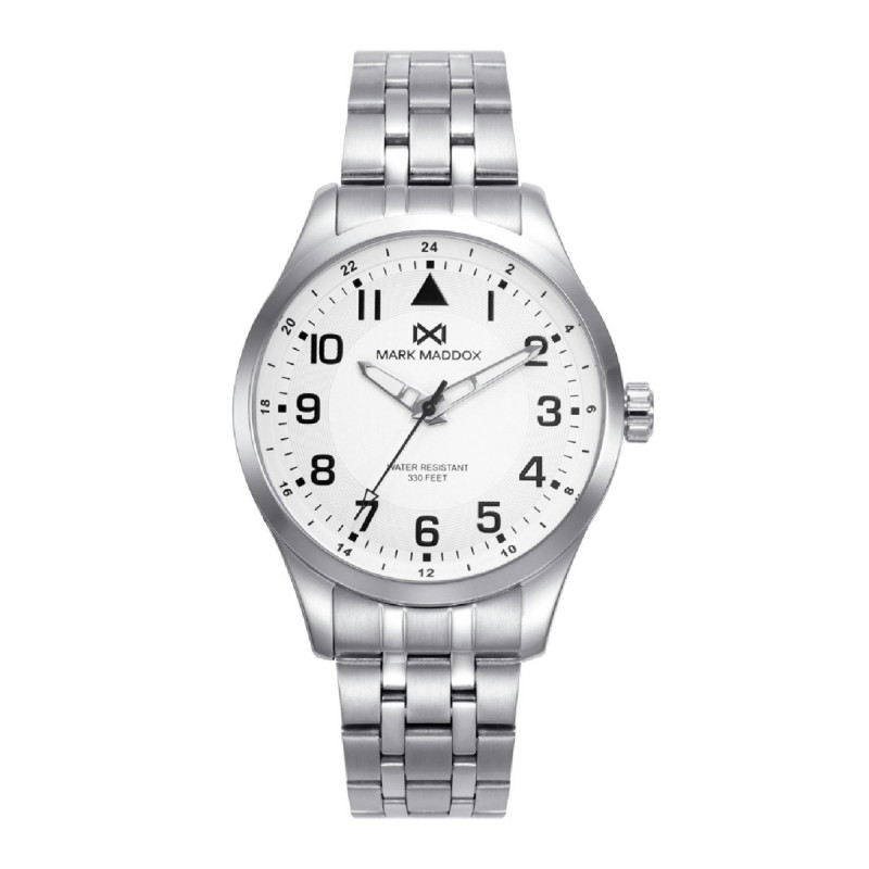 RELOJ MARK MADDOX ACERO BRAZALETE SR  - HM0148-04