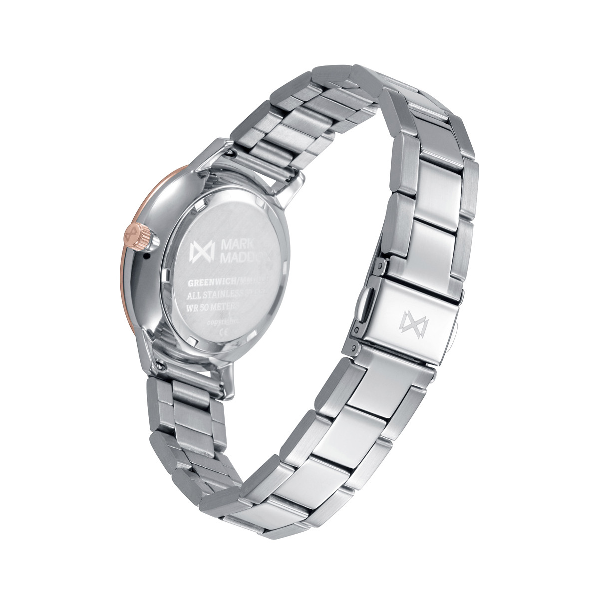 RELOJ ACERO IP ROSA BRAZALETE SRA MM - MM1019-47