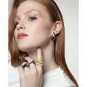 ANILLO ACERO IP DORADO SRA FASHION - 14207A01412