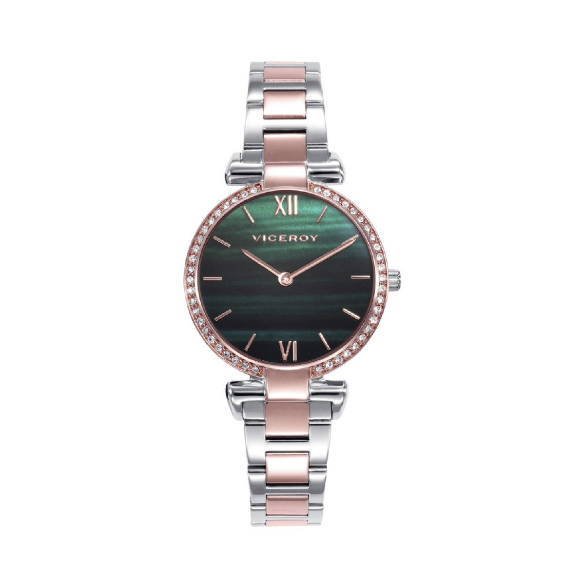 RELOJ ACERO IP ROSA BRAZALETE SRA VA - 42446-63