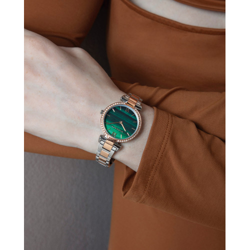 RELOJ ACERO IP ROSA BRAZALETE SRA VA - 42446-63