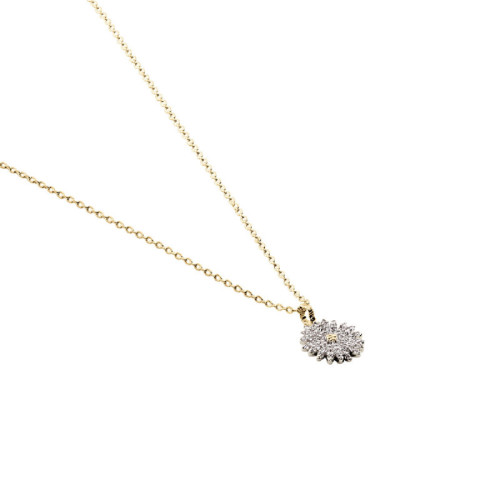 Collar AP pavé margaritas - 2680220-137-TU