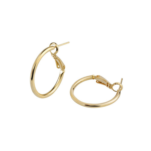 PENDIENTES ARO MEDIA CAÑA 25X2 MM - G2949C