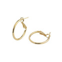PENDIENTES ARO MEDIA CAÑA 25X2 MM - G2949C