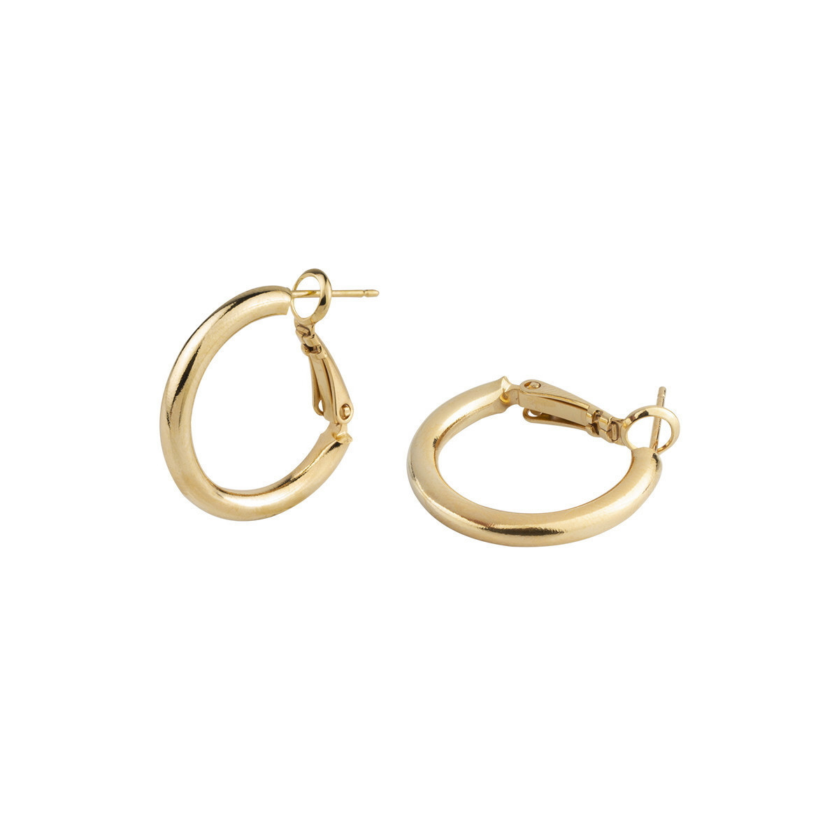 PENDIENTES ARO MEDIA CAÑA 22X3 MM - G2986A