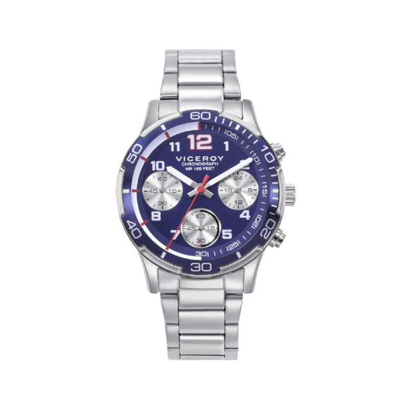 CRONO ACERO Y ALUMINIO BRAZALETE NIÑO VA - 401421-34