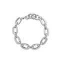 PULSERA ACABADA EN PLATA AROS - X2093821B