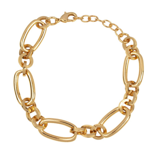 PULSERA ACABADA EN ORO 18KT ESLABON - X4642017