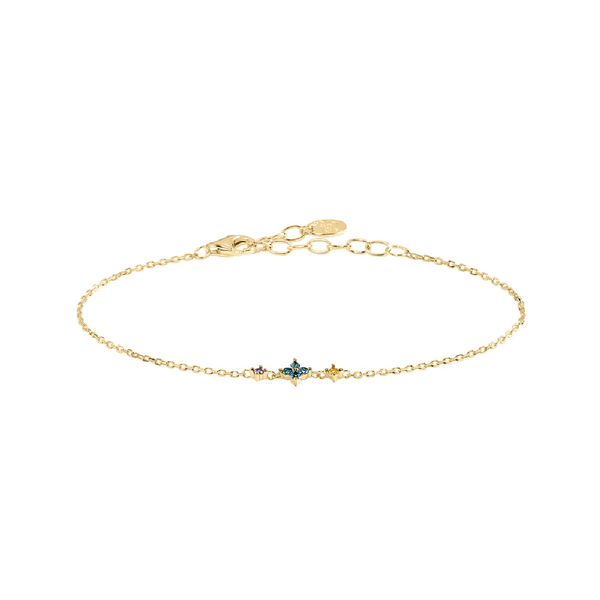 BRA12BELOVED - Pulsera con cz en forma d - 2490104-256-TU