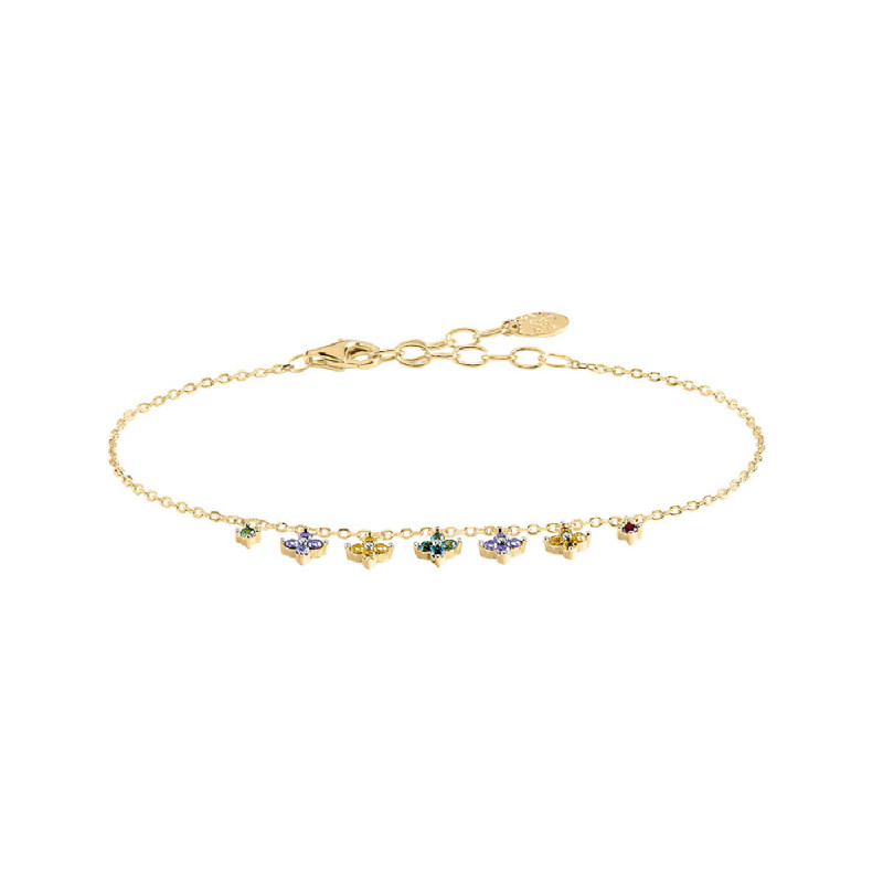 BRA14BELOVED - Pulsera con cz en forma d - 2490105-256-TU