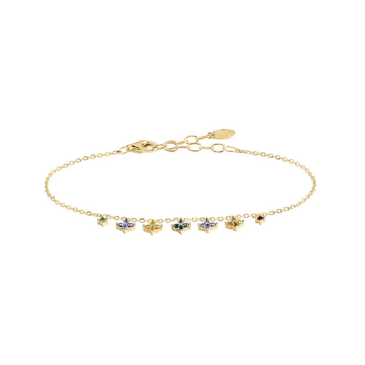 BRA14BELOVED - Pulsera con cz en forma d - 2490105-256-TU