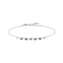 BRA15BELOVED - Pulsera con cz en forma d - 2420786-255-TU