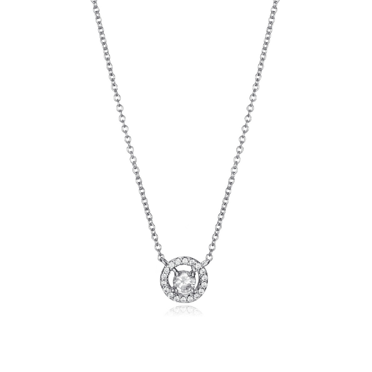 COLLAR PLATA LEY DISCO CIRC SRA JWLS - 13013C000-30