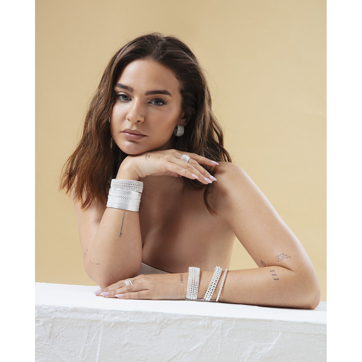PULS ACERO CHAPADO PLATA RIGIDA SRA FASH - 14316P01000
