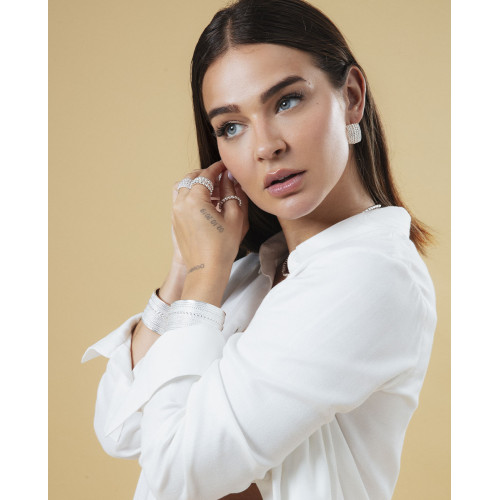 PULS ACERO CHAPADO PLATA RIGIDA SRA FASH - 14316P01000