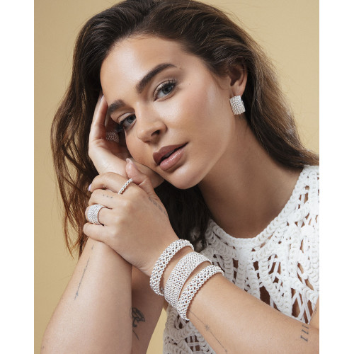 ANILLO ACERO CHAPADO PLATA SRA FASHION - 14319A01600