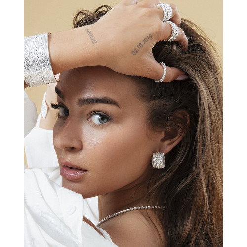 ANILLO ACERO CHAPADO PLATA SRA FASHION - 14319A01400