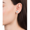 PENDIENTES PLATA DISCO CIRCONITAS 10MM S - 71040E000-10
