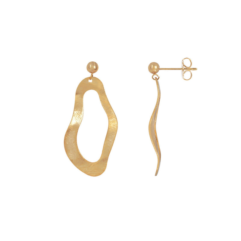 PENDIENTES V&V TURQUETA LARGO OVALADO - G3653