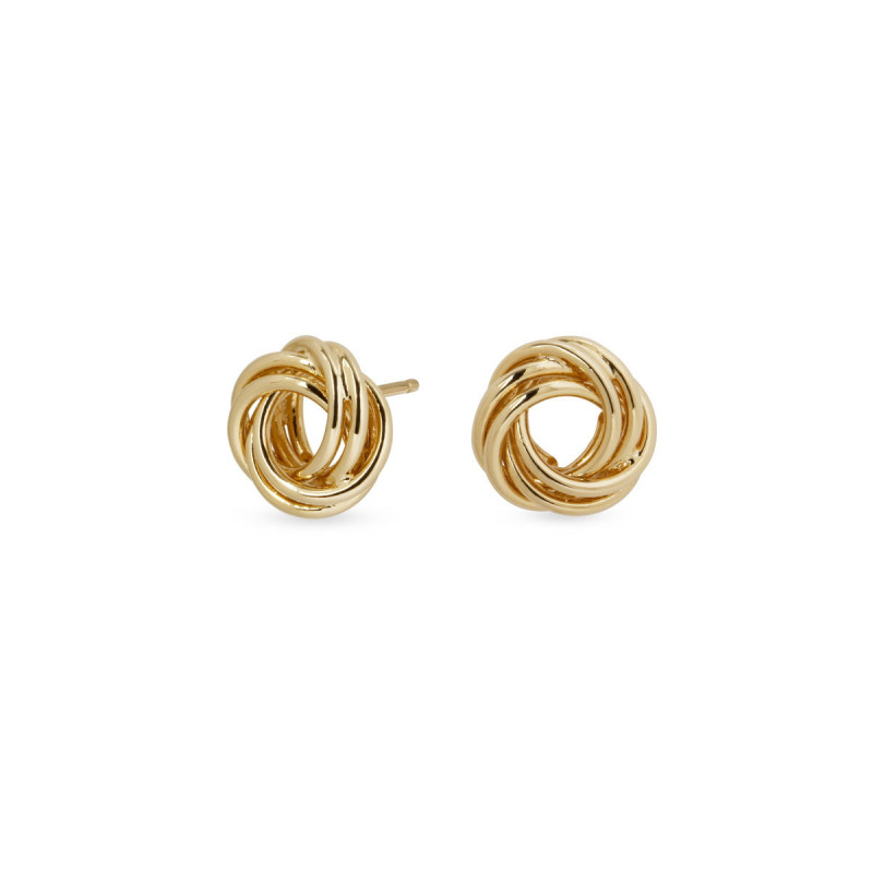 PENDIENTES V&V BOTON CIRCULOS ENTRELAZAD - G3946