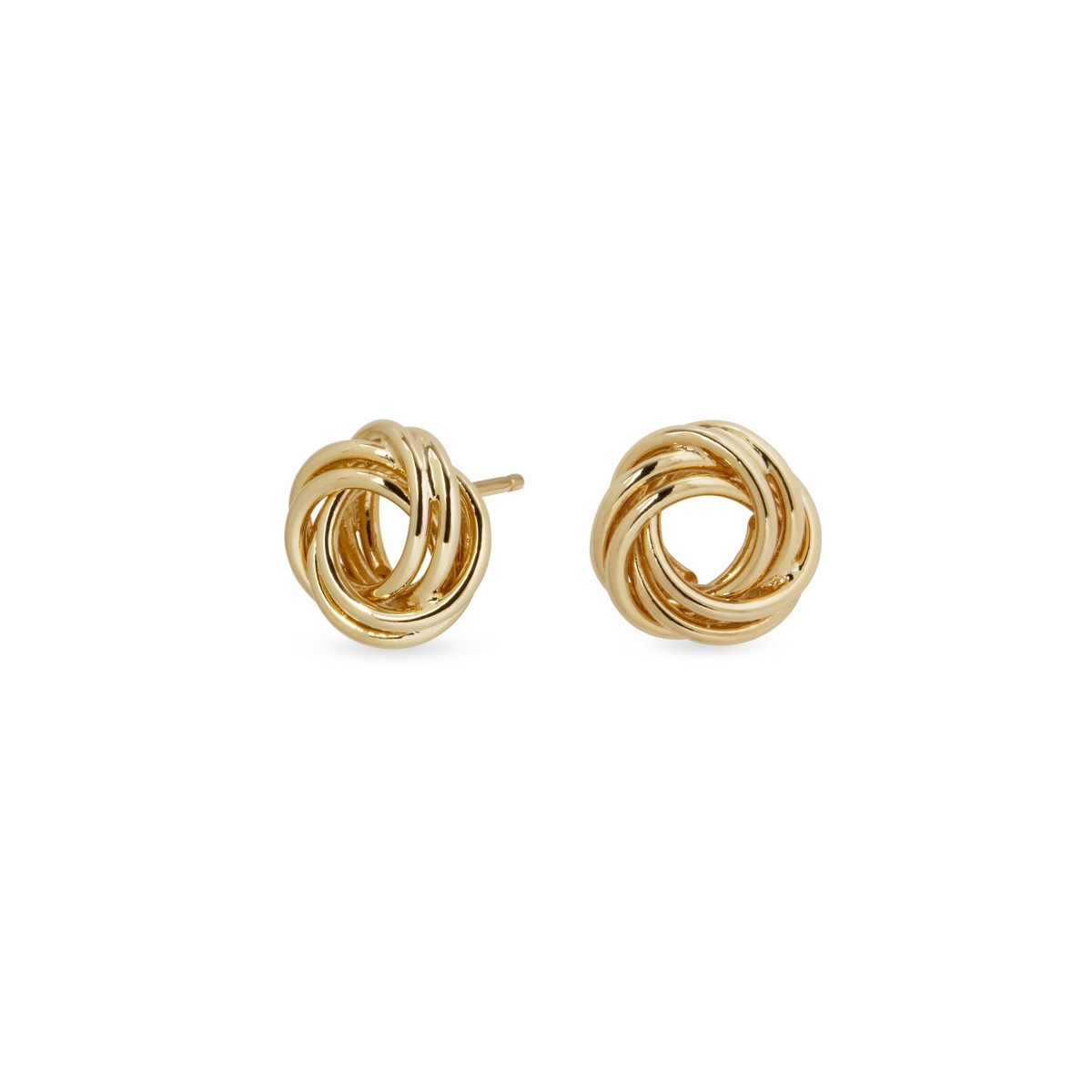 PENDIENTES V&V BOTON CIRCULOS ENTRELAZAD - G3946