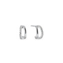 PENDIENTES V&V SEMI ARO CON CIRCONITAS - P3893