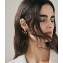 PENDIENTES V&V MACA ESLABONES GRABADOS - G3669