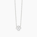 COLLAR MABINA PLATA FLOR CIRCONITAS - 553791