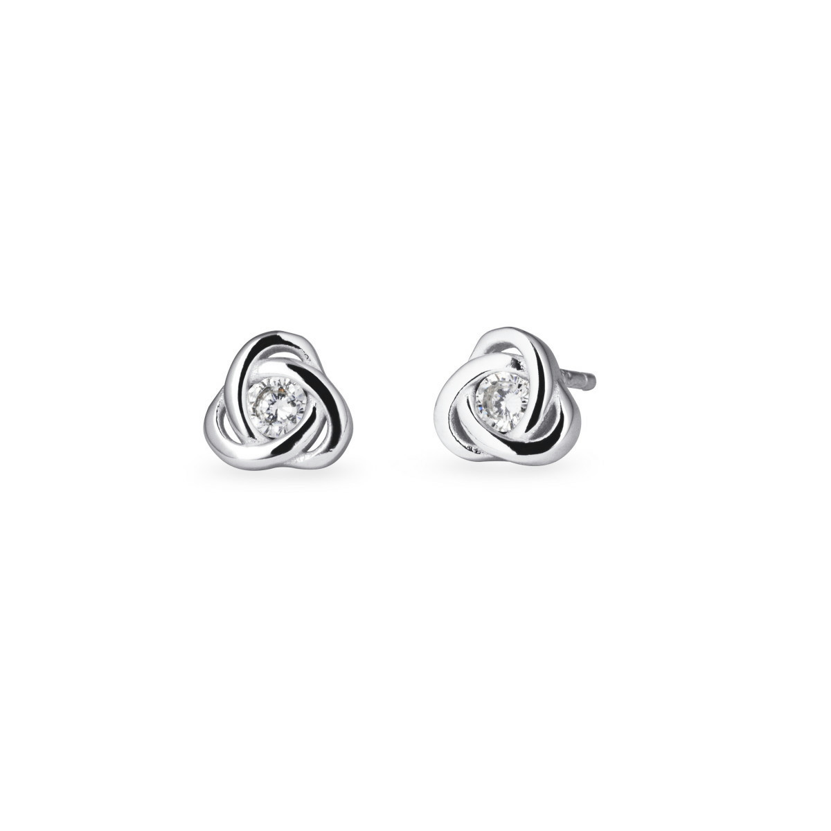 PENDIENTES V&V BOTON TRIPLE CIRCULOS  - P4046