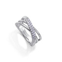 ANILLO PLATA DE LEY BAÑO RODIO CIRC SRA  - 9162A014-30