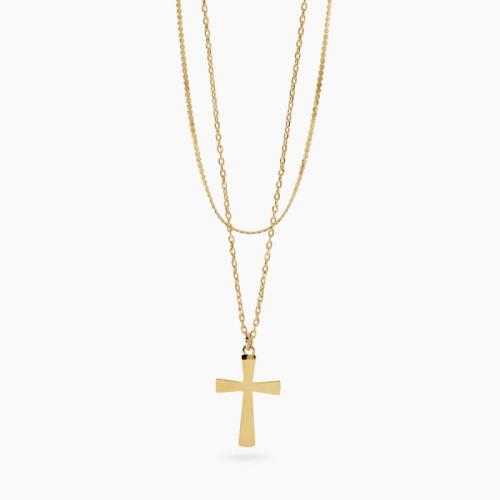 COLLAR DOBLE KIDULT CRUZ - 851041