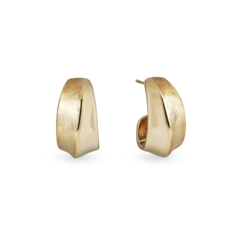 PENDIENTES V&V SEMILUNA TEXTURA DUAL - X48084
