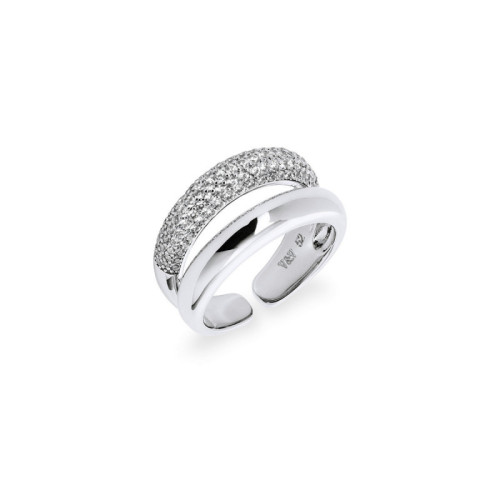 ANILLO V&V DUO ABIERTO ALLURE CIRCONITAS - X281601214