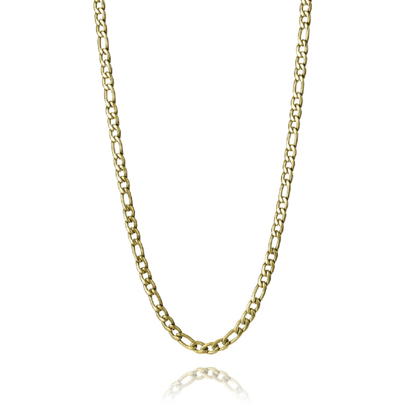 COLLAR ACERO IP DORADO CADENA SR FASHION - 14340C01012