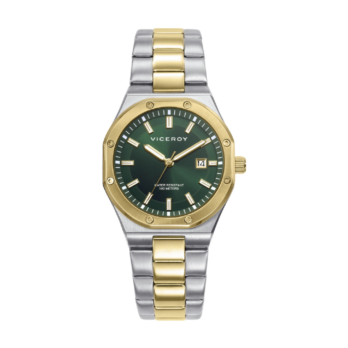 RELOJ ACERO IP DORADO BRAZALETE SRA VA - 401316-67