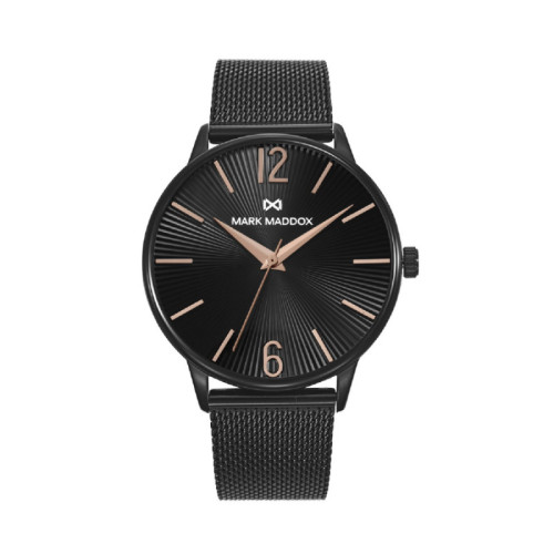 RELOJ ACERO IP NEGRO BRAZALETE SR MM - HM1025-55