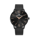 RELOJ ACERO IP NEGRO BRAZALETE SR MM - HM1025-55