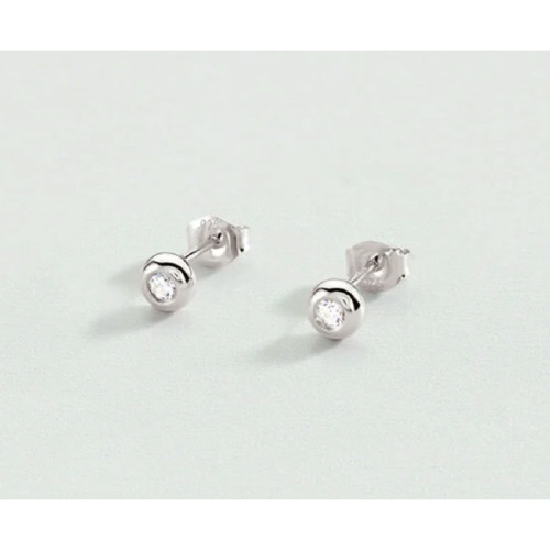 PENDIENTES ODÉON CRISTAL | PLATEADO - 2321324-136-TU