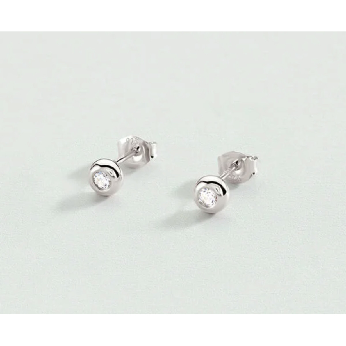 PENDIENTES ODÉON CRISTAL | PLATEADO - 2321324-136-TU