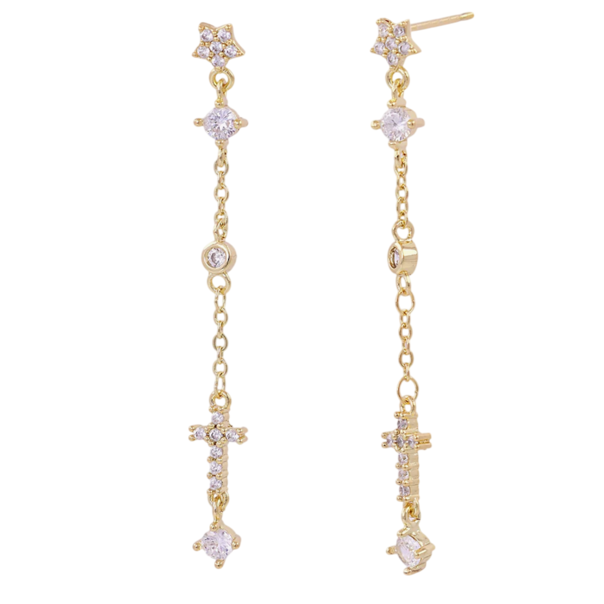 PENDIENTES ANARTXY CIRCONIA SS26 MODEL 9 - DPE478D