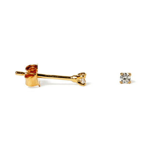 PENDIENTES PAR CIRCONITA GOLDEN 2MM - 9101250551CH.2